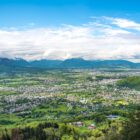 Salzburg Stadt von oben