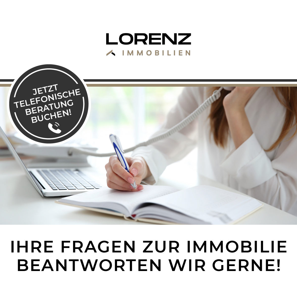 Der Immobilienmakler Ihres Vertrauens, telefonische Beratung