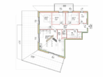 Grundriss Top 1 - Wohnbauprojekt Reinbach – Modernes Wohnen in St. Johann im Pongau