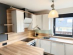 Küche - Charmante Dachgeschosswohnung mit Balkon nahe Wallersee
