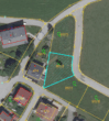 Orthofoto - Baugrundstück inkl. Bebauungsvorschlag in idyllischer Ruhelage – Frankenmarkt