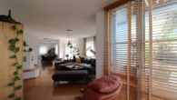 Wohnzimmer Wintergarten - Charmante Doppelhaushälfte in Hallwang, ruhige Sonnenlage mit Pool