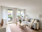 Wohnzimmer 2 - (KI generiert) - 2.5 Zimmer Wohnung mit Balkon in Fürstenbrunn