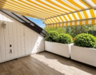 Terrasse Markise - Terrassenwohnung in Koppl – 3,5 Zimmer Wohnung mit einzigartigem Grundriss